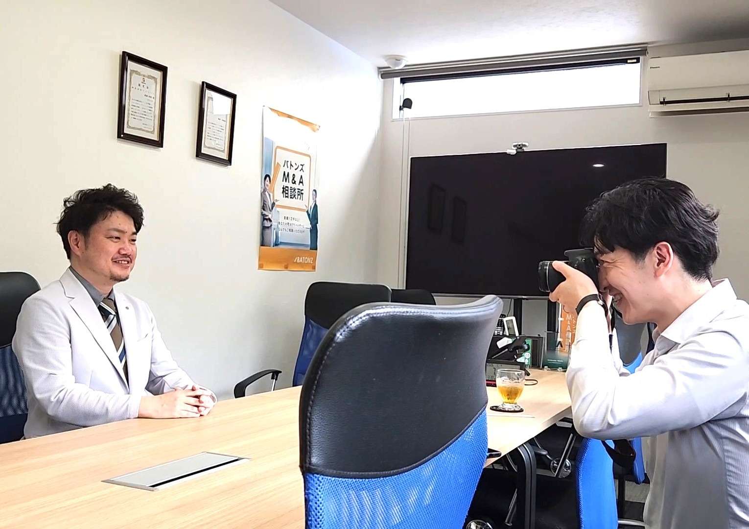 M&Aに関する冊子の取材を受けました！